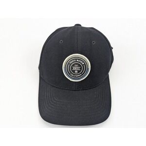 Travis Mathew California Logo Hat Black Snapback Cap Golf‎